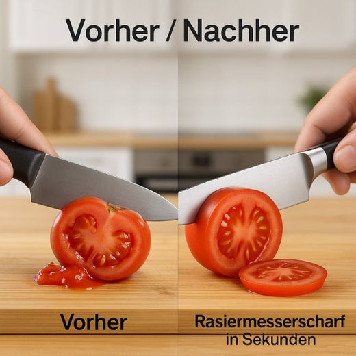 Rolling Knife Sharpener, Diamond Disc Sharpening Kit for Kitchen, Santoku & Hunting Knives