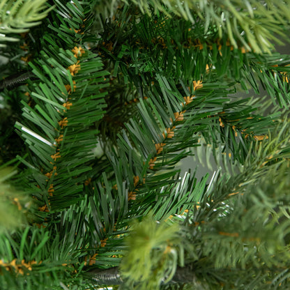 Artificial Christmas Tree 7ft, Real Look Green Fir Tree with 2326 Tips