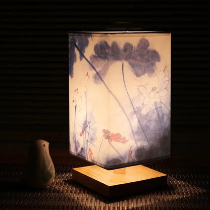 FABWOOD Wood and Fabric Lamp