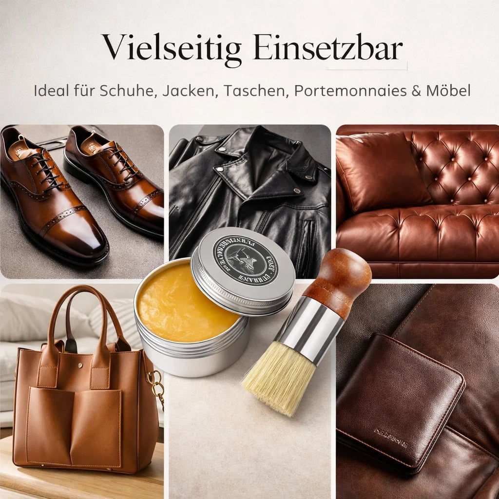Leather Care Balm for Sofa, Car, Shoes and More