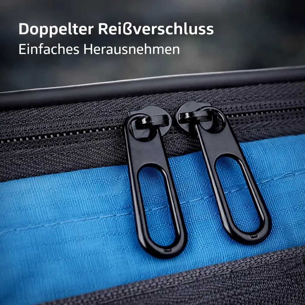 Waterproof Bike Handlebar Bag with Touchscreen Window