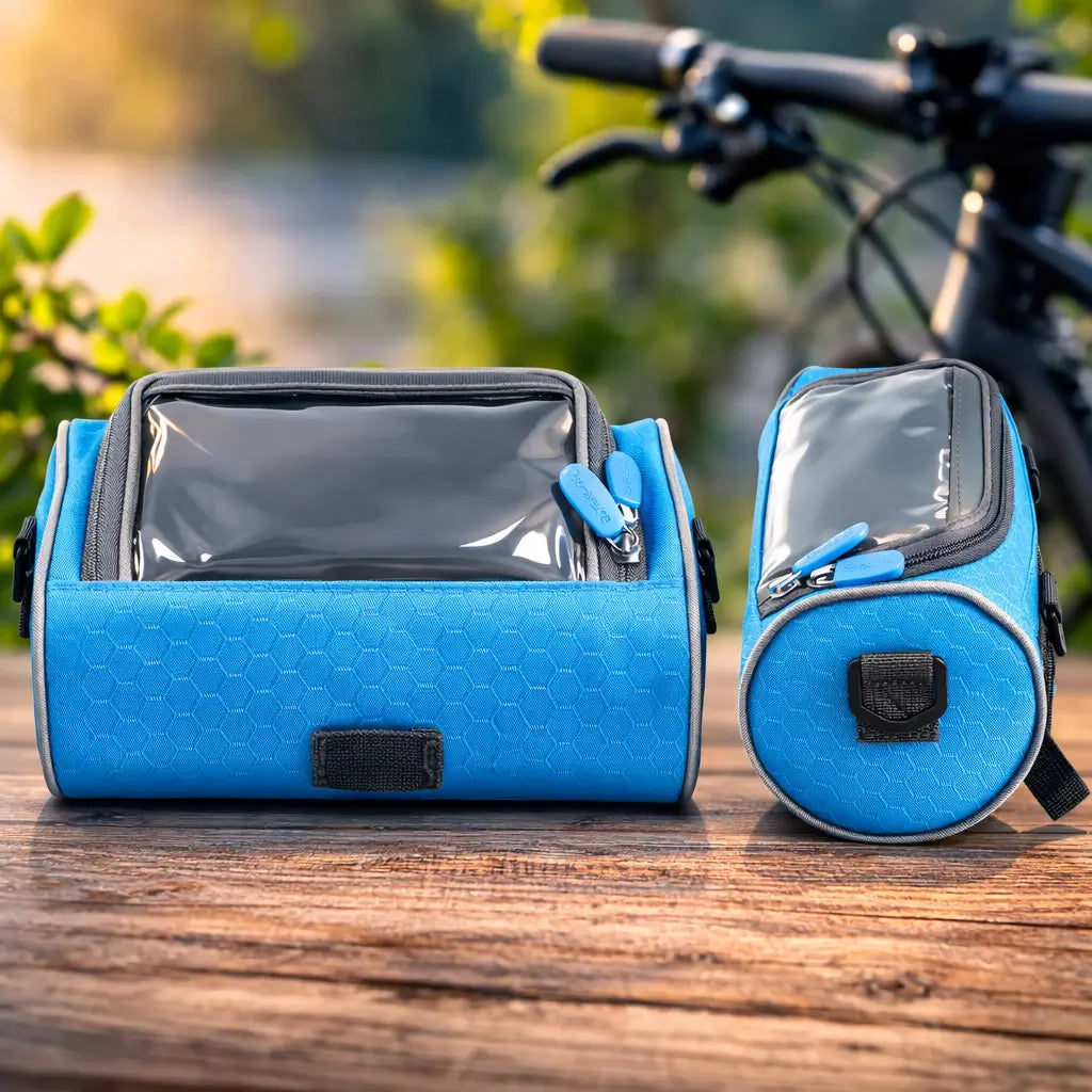 Waterproof Bike Handlebar Bag with Touchscreen Window