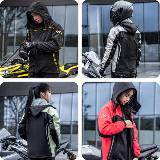 Waterproof Rain Suit, Lightweight Windproof Rain Gear for Hiking, Cycling & Travel