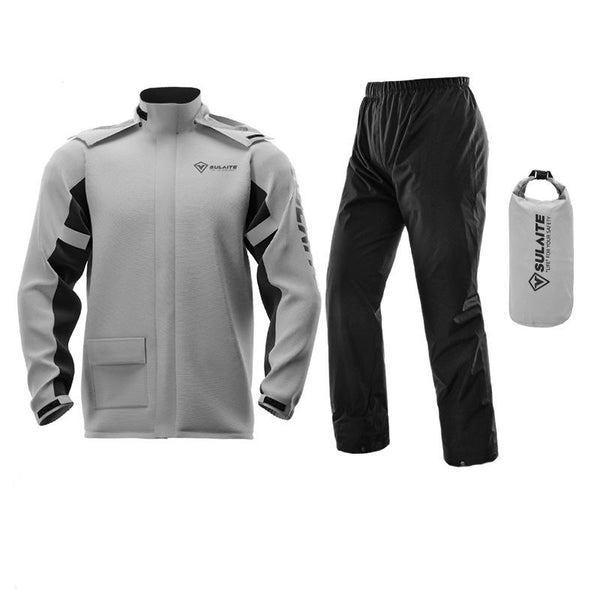 Waterproof Rain Suit, Lightweight Windproof Rain Gear for Hiking, Cycling & Travel
