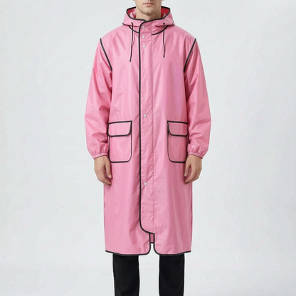 Long Cycling Raincoat – photo 3