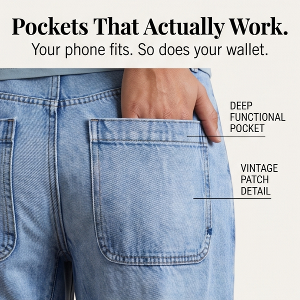 Barrel Jeans for Women, High Waisted Cropped Barrel Leg Jeans in Light Wash Cotton Denim