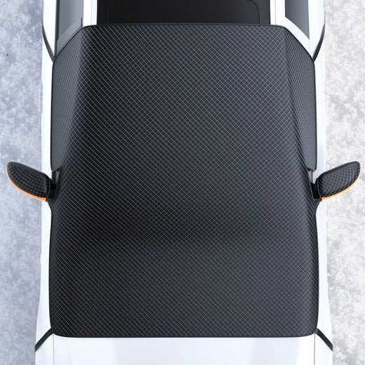 Magnetic Windshield Snow Cover, Car Windshield Cover for Ice, Frost, Snow & Sun Protection
