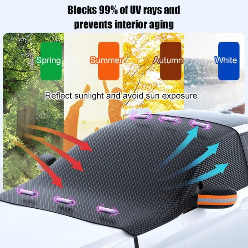Magnetic Car Windshield Snow Cover – photo 5