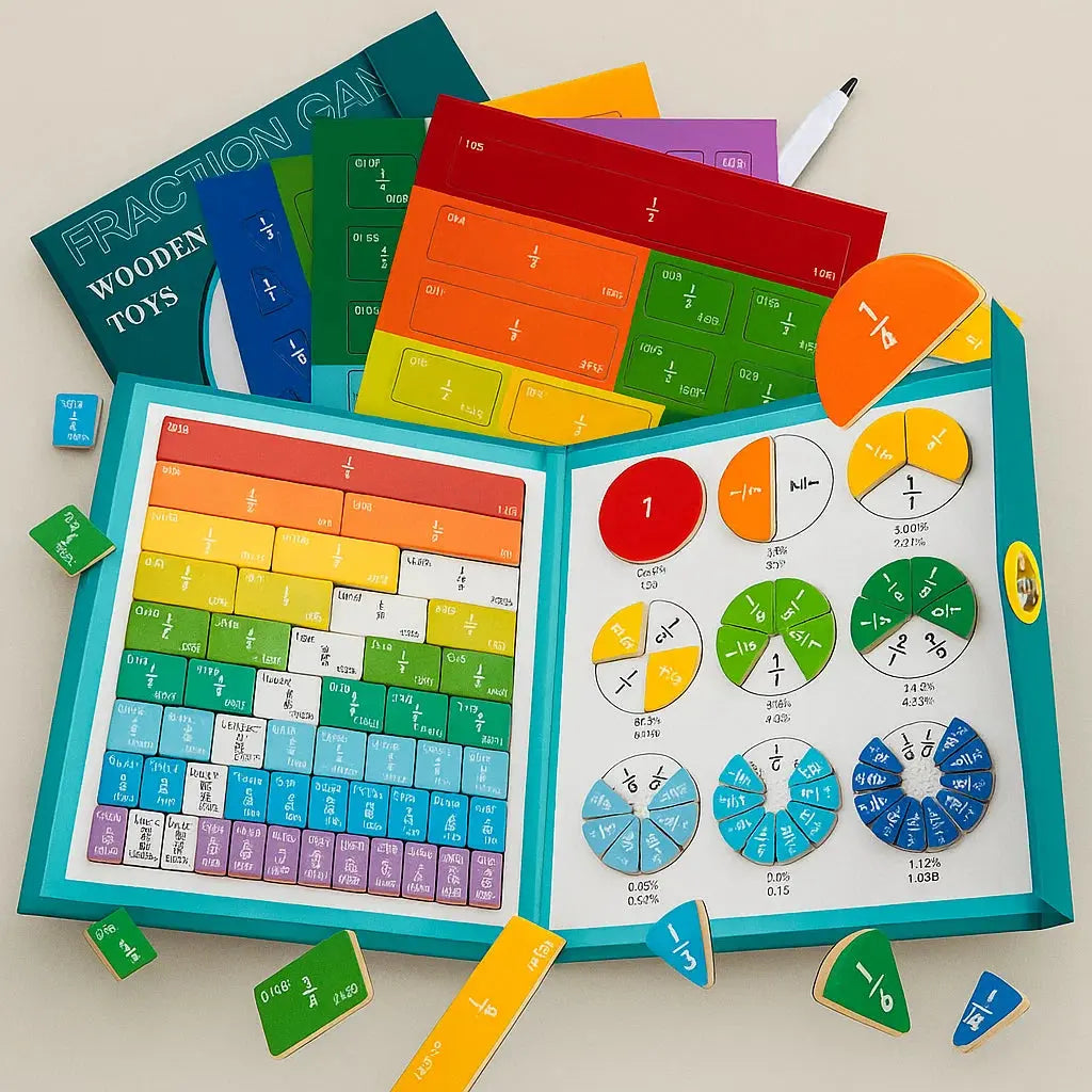Magnetic Fraction Tiles