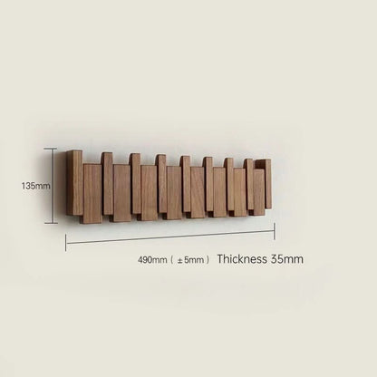 Wooden Wall Hook Foldable Wooden
