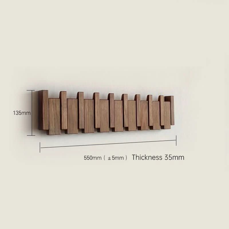 Wooden Wall Hook Foldable Wooden