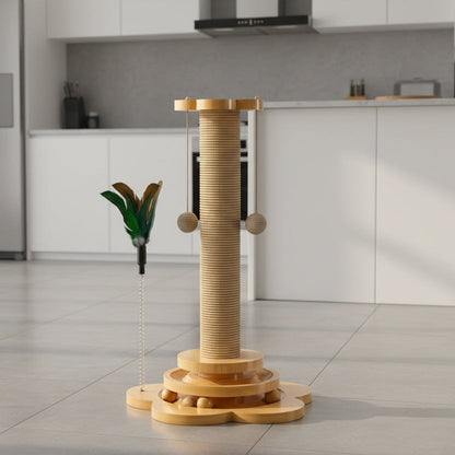 WOODWHISKER Natural Cat Toy Wood