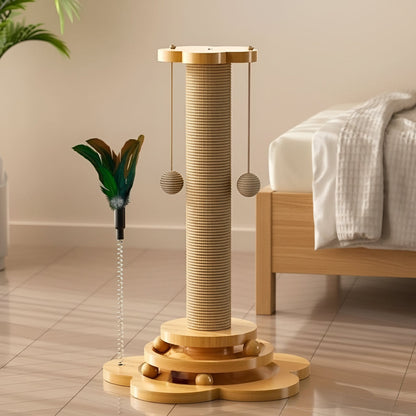WOODWHISKER Natural Cat Toy Wood