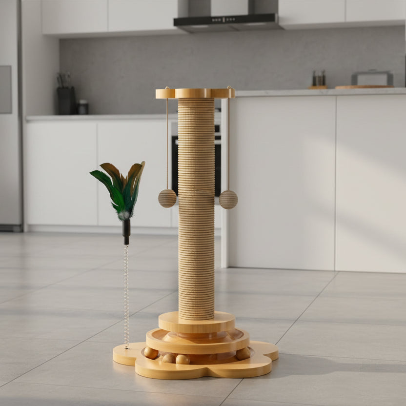 WOODWHISKER Natural Cat Toy Wood image 3