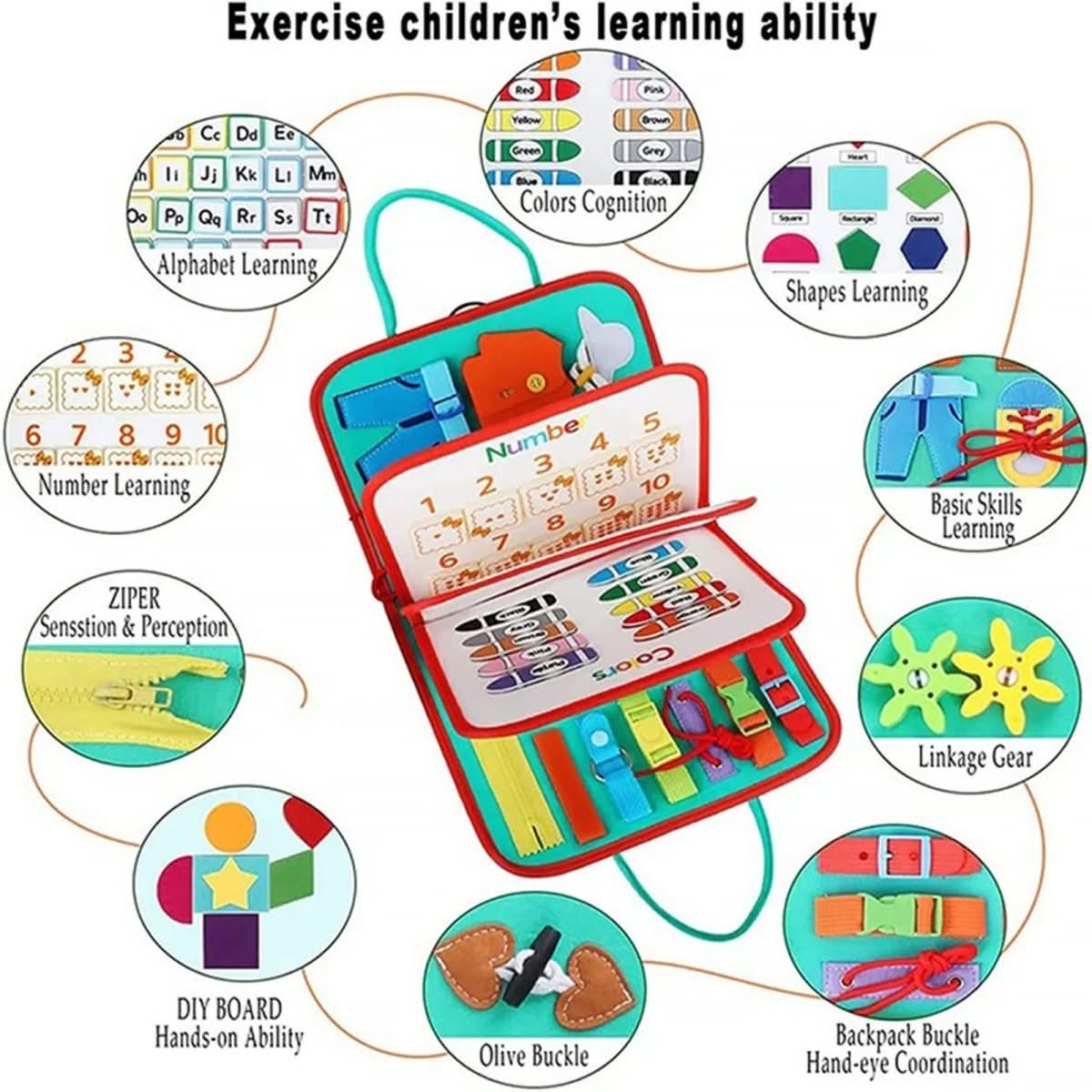 WonderTots Colours Shapes Discovery Book