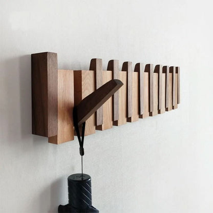 Wooden Wall Hook Foldable Wooden