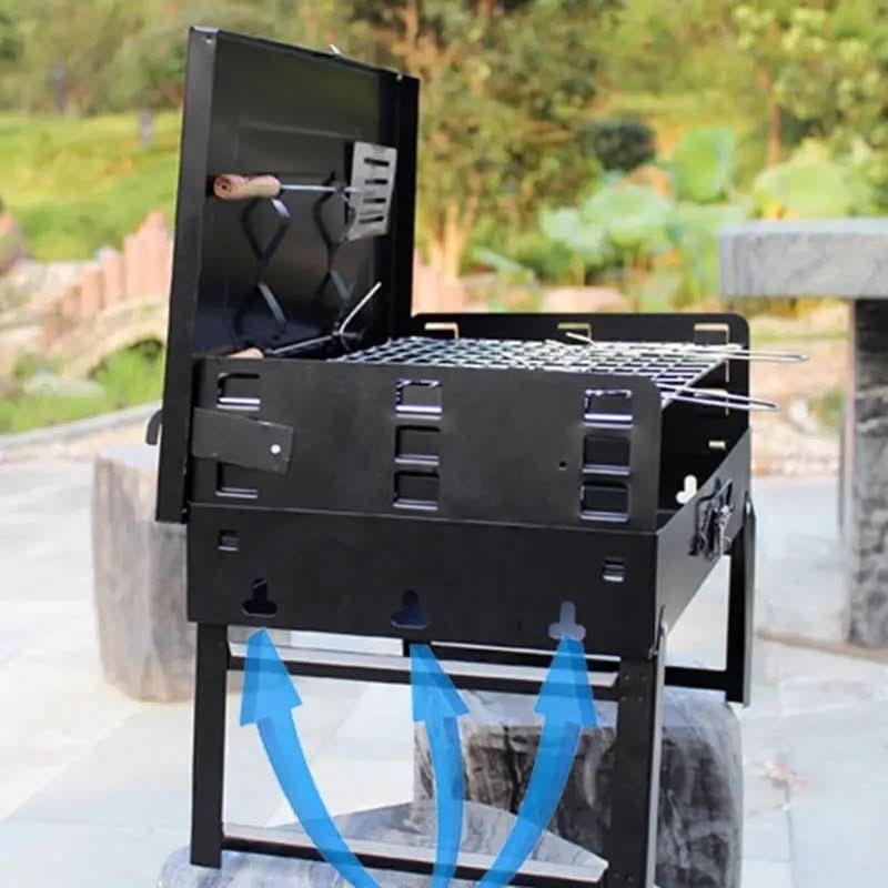 GrillMate Fold Foldable Steel Garden Barbecue