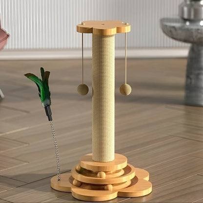 WOODWHISKER Natural Cat Toy Wood