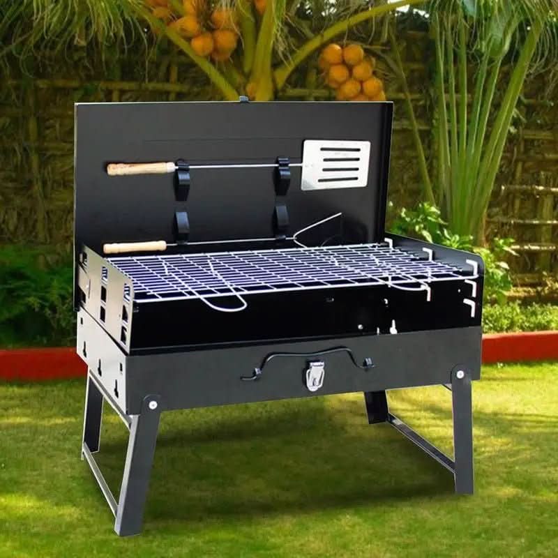 GrillMate Fold Foldable Steel Garden Barbecue