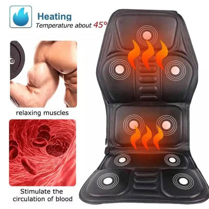 RelaxCushion Electric Back Mass Cushion