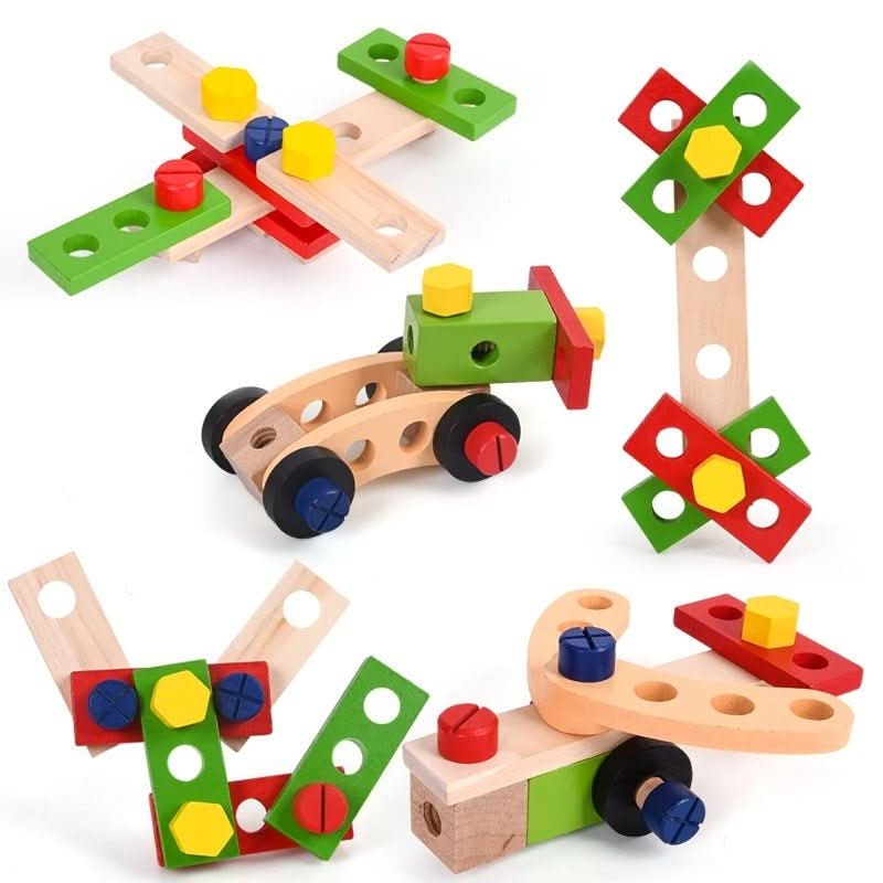 Buildaroo Colourful Timber Construction Adventure