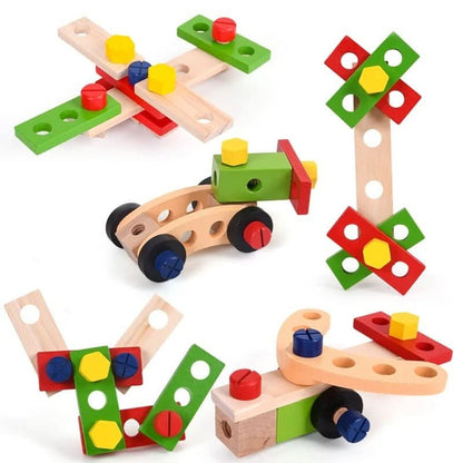 Buildaroo Colourful Timber Construction Adventure