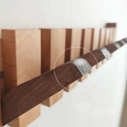 Wooden Wall Hook Foldable Wooden