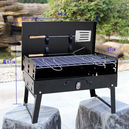 GrillMate Fold Foldable Steel Garden Barbecue