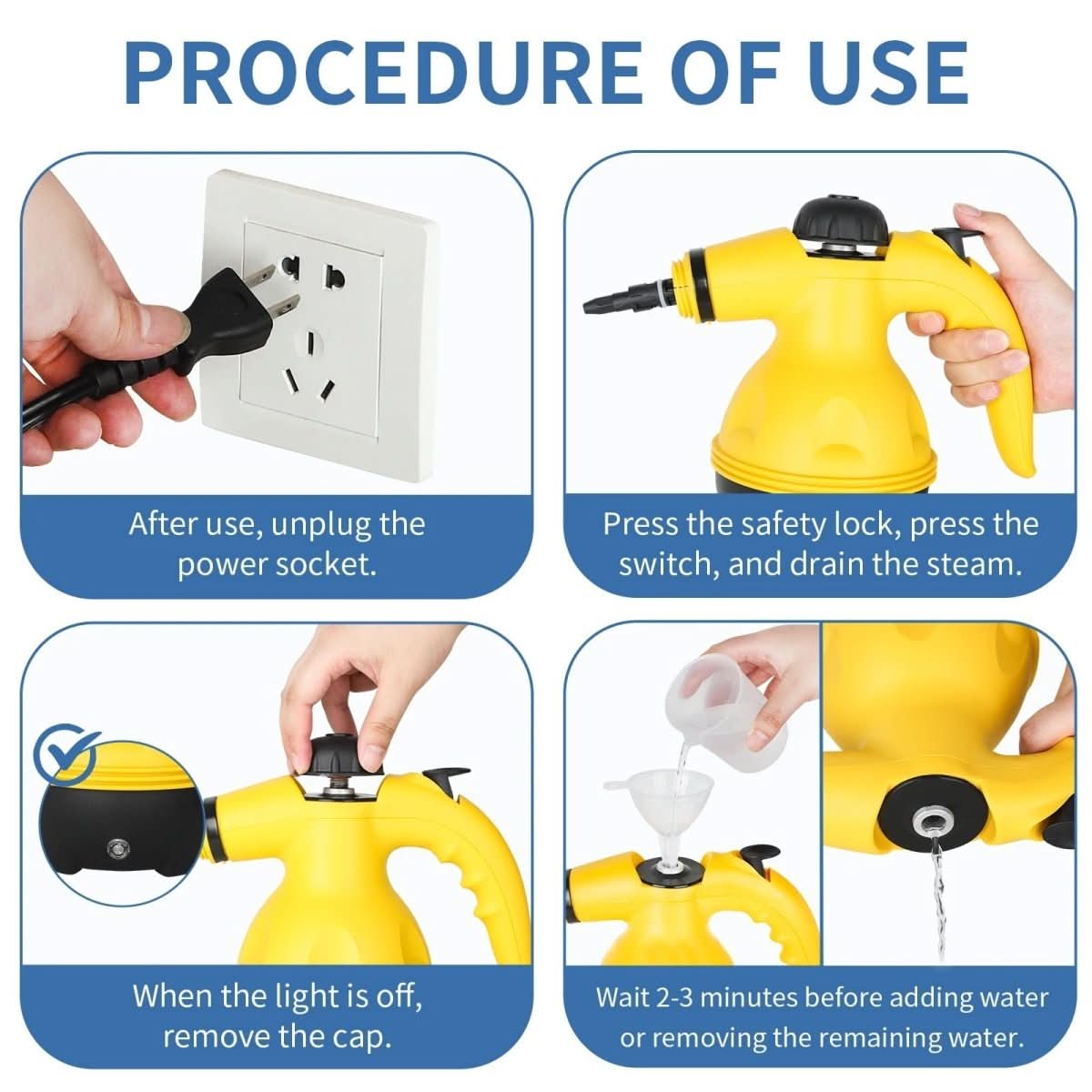 Multifunction Steam Cleaner Chemical-free Steam Cleaner