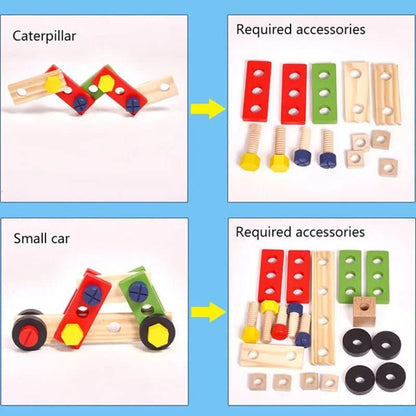 Buildaroo Colourful Timber Construction Adventure