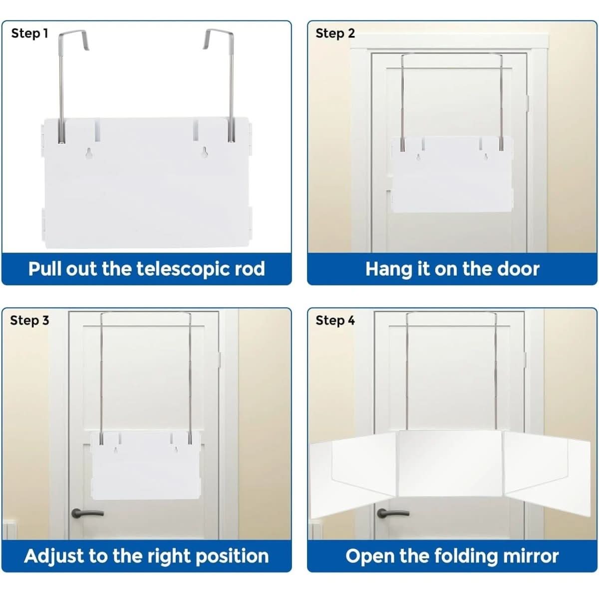 TRIFLEX Mirror Foldable 3-way Mirror