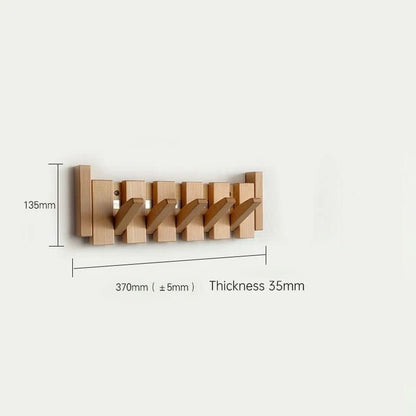 Wooden Wall Hook Foldable Wooden