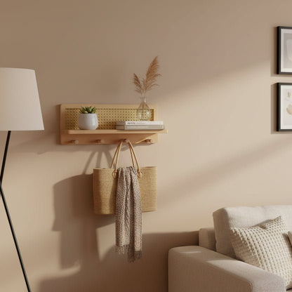 RACKOVA Wooden Wall Shelf