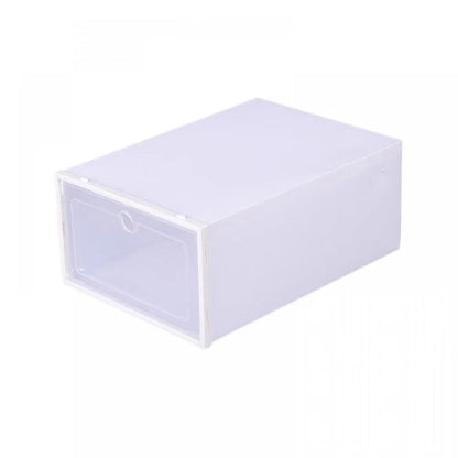Stackable Shoe Box Transparent Storage Solution