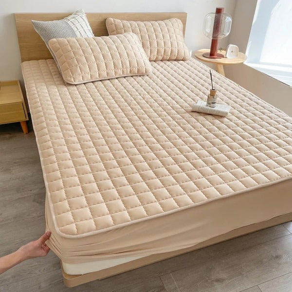 Waterproof Mattress Protector, Soft Breathable Noiseless Mattress Cover, Machine Washable