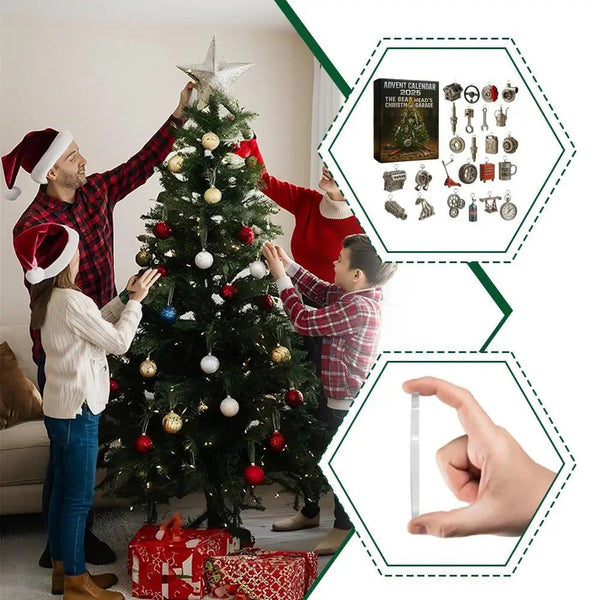 Mens Advent Calendar, 24 Surprise Gadgets & Tools Christmas Countdown for Dad
