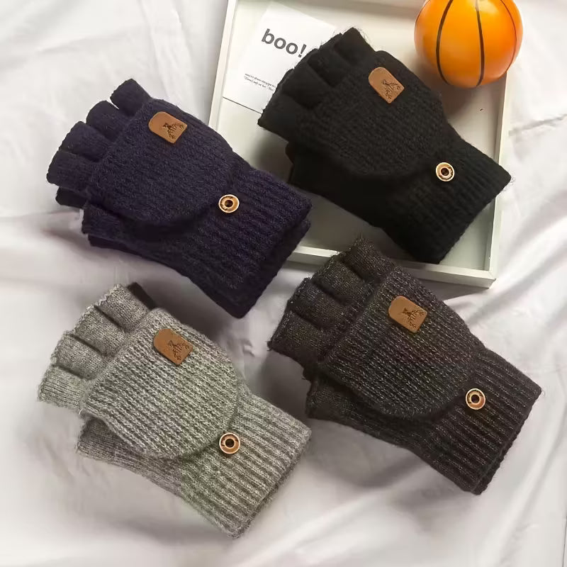 Men's Fingerless Gloves