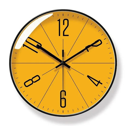 SCANDICLOCK Black Wall Clock