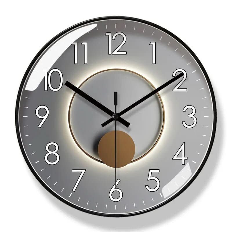SCANDICLOCK Black Wall Clock