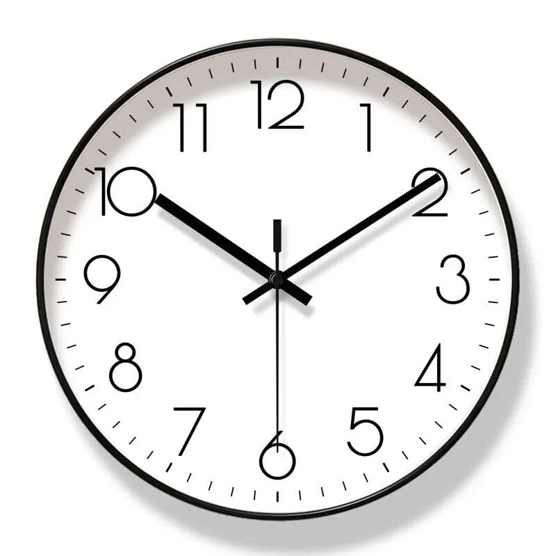 SCANDICLOCK Black Wall Clock