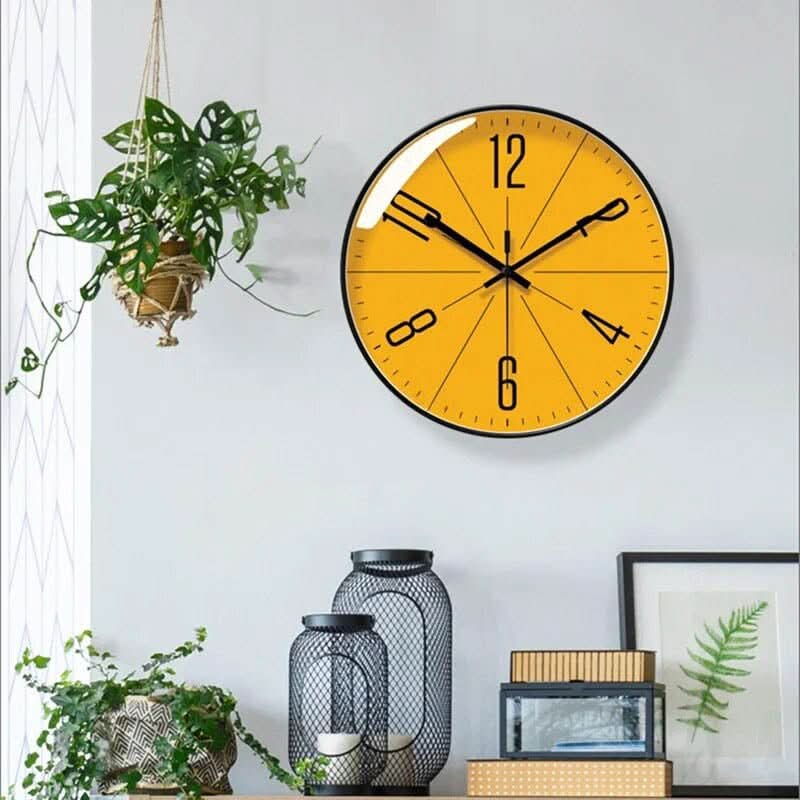 SCANDICLOCK Black Wall Clock
