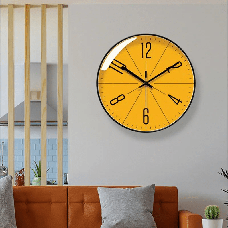 SCANDICLOCK Black Wall Clock