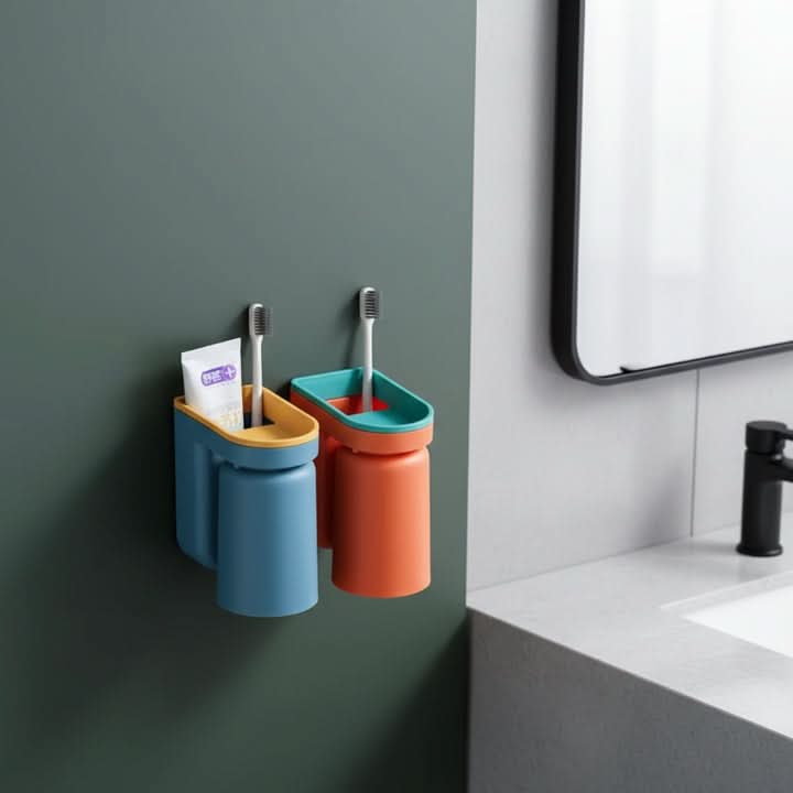 BRUSHDOCK Wall Mount for Toothbrushes
