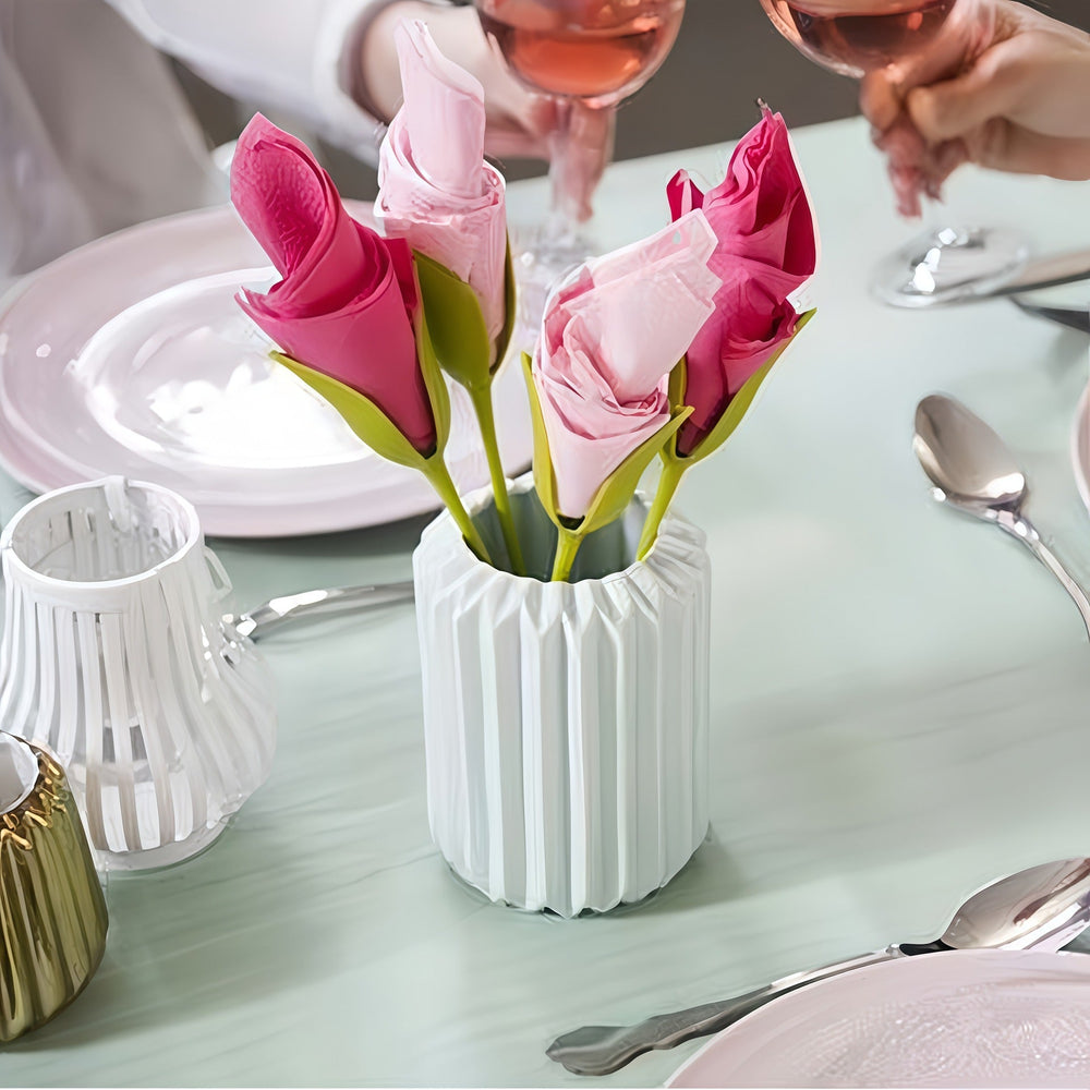 Napkin Rose Maker, Reusable Plastic Napkin Folding Tool for Dinner Parties, Weddings & Holiday Tables