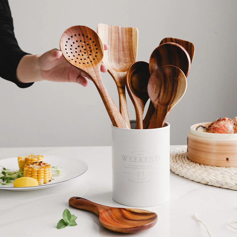 Teak Kitchen Utensil Set – photo 6