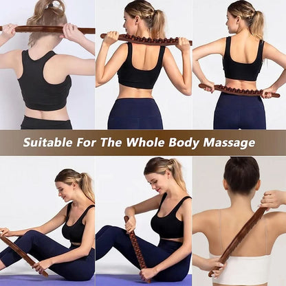 WOOLEASE Gua Sha Massage Stick Natural