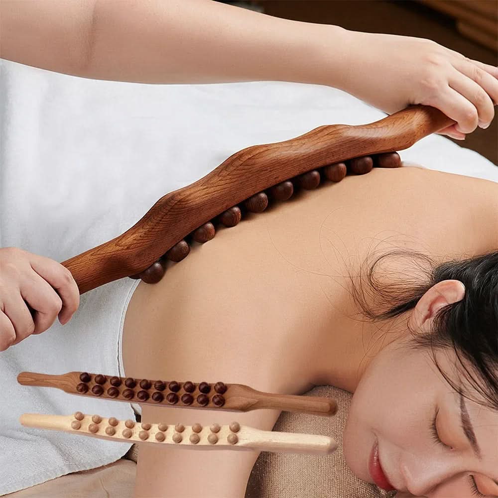 WOOLEASE Gua Sha Massage Stick Natural