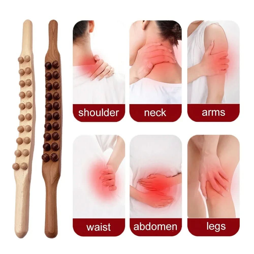 THERAWOOD Luxury Gua Sha Massage Stick