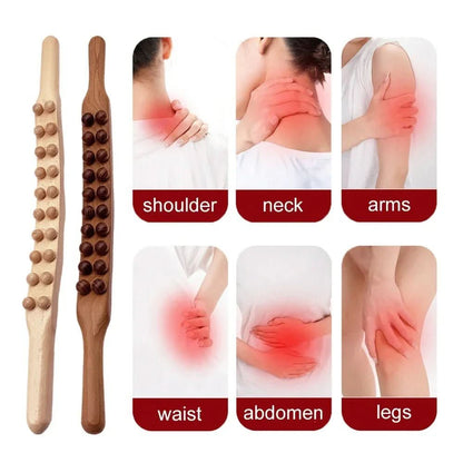 THERAWOOD Luxury Gua Sha Massage Stick