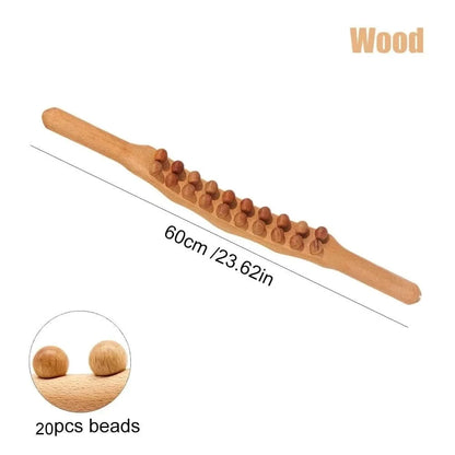 WOOLEASE Gua Sha Massage Stick Natural